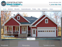 Tablet Screenshot of constructiontourigny.com